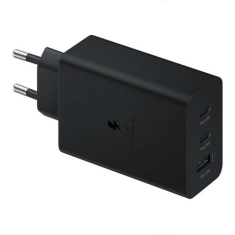 KEDO Polnilec USB + 2x Typ-C, PD, QC, 65W, črn