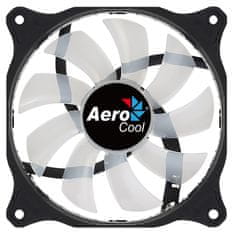 Aerocool Aerocool COSMO12FRGB 12cm Tiha LED RGB Računalniški Ventilator z Molex Povezavo, Črna