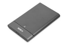 iBOX iBox HD-06 2.5" Grey HDD ohišje s podporo za SATA III, USB 3.2 Gen 2, do 10 TB, združljivo z Mac, Windows in Linuxom