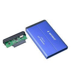 Gembird Gembird EE2-U3S-2-B 2.5" USB 3.0 HDD ohišje, modro, CE certificirano, RoHS skladno, podpora za SATA, 1 disk