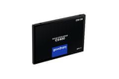 GoodRam SSD Goodram CX400 gen.2, 256 GB 2.5" SATA III, 3D TLC NAND, 550 MB/s, 480 MB/s, MTBF 2M h, za PC