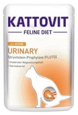 Kattovit KATTOVIT Feline Diet Urinary - piščančja mokra hrana za mačke, 85g, za urinarne težave in ledvično odpoved