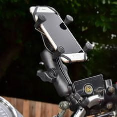 RAM MOUNTS RAM Mounts X-Grip držalo za telefon z U-boltnim nosilcem za krmilo, primerna za pametne telefone in mobilne naprave