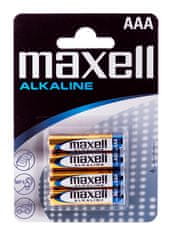 Maxell Baterije Maxell Alkalne LR-03 AAA, paket 4 kos, enkratna uporaba, 1.5 V