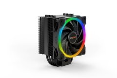 Be quiet! be quiet! Pure Rock 2 FX Black procesorski hladilnik 12 cm z RGB, 150 W TDP, tiho delovanje, 1 ventilator