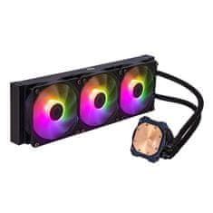 Cooler Master Cooler Master MasterLiquid 360L ARGB sistem za vodno hlajenje procesorja, 3 ventilatorji, črno barvo