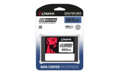 Kingston Kingston Technology 960G DC600M 2.5" SATA SSD za strežnike, 530 MB/s pisanje, 560 MB/s branje, 1752 TBW, 2.5" form factor