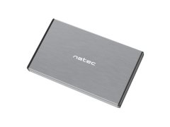 Natec NATEC Rhino Go 2.5" HDD ohišje (USB 3.0, srebrno, aluminij, do 4 TB, 6 Gbit/s)