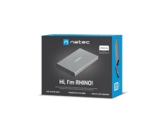 Natec NATEC Rhino Go 2.5" HDD ohišje (USB 3.0, srebrno, aluminij, do 4 TB, 6 Gbit/s)