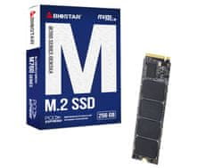 Biostar SSD Biostar M760 256GB NVMe M.2, hitrost branja 3200 MB/s, pisanje 1300 MB/s, PCIe Gen3x4, idealen za PC.