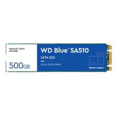 WD Western Digital Blue SA510 500 GB M.2 SSD, Serial ATA III, visoka hitrost branja in pisanja za PC in prenosnike