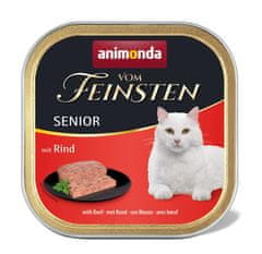 Animonda ANIMONDA Vom Feinsten Senior Goveje meso - mokra hrana za mačke, 100g, brez glutena in z umetnimi barvili