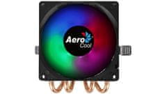 Aerocool Aerocool Air Frost 4 Procesorski hladilnik 9 cm, črn, RGB, za različne procesorske vtičnice, 125W, 1 ventilator