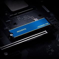 slomart ADATA LEGEND 700 M.2 512 GB PCIe 3.0 SSD, 2000 MB/s Branje, 1600 MB/s Pisanje, 3D NAND, NVMe, Zanesljivost in Hitrost