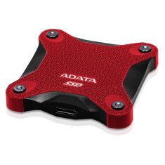 slomart ADATA SD620 1 TB Rdeči prenosni SSD – Zaščiten pred udarci, hitrost prenosa do 520 MB/s, USB 3.2 Gen 2