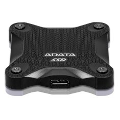 slomart ADATA SD620 1 TB Zunanji SSD - Črn, Shock Resistant, USB 3.2 Gen 2, Hitrost branja do 520 MB/s, Združljiv z več sistemi