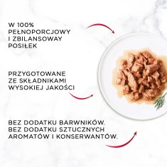 slomart GOURMET Mon Petit mešanica perutnine - mokra hrana za mačke - 6 x 50 g, brez glutena, brez konzervansov