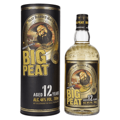 Douglas Škotski Whisky Laing BIG PEAT 12y Islay Blended + GB 0,7 l