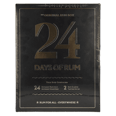 SBS Rum S.B.S 24 DAYS OF RUM The Black Rum Box + 2 kozarca 24 x 0,02 l