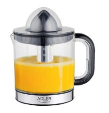 Adler Citrusni iztisnik ADLER AD 4012 z zmogljivostjo 60 W, 1,2 L posoda za sok, odstranljiv rezervoar za pulpo, nerjaveče jeklo