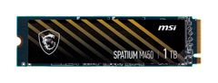 MSI MSI SPATIUM M450 1TB PCIe 4.0 NVMe M.2 SSD - 3600 MB/s Branje, 3000 MB/s Pisanje, 3D NAND, IOPS 420000/550000