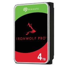 Seagate Seagate IronWolf Pro 4 TB 7200 RPM NAS HDD z 256 MB predpomnilnika, tišina 28 dB, zanesljivost 2 milijona ur