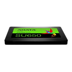 slomart ADATA SU650 1 TB SSD 2.5" Serial ATA III, 3D NAND, 520 MB/s branje, 450 MB/s pisanje, visoka zanesljivost.