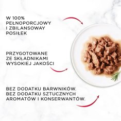 slomart GOURMET Mon Petit Fish Mix - kompletna mokra hrana za mačke, 6 x 50 g, brez umetnih barvil in konzervansov, za zdravo življenje