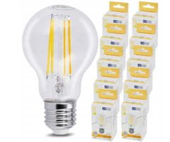 Anlux 10x LED žarnica E27 - 8W - 1120lm - topla bela