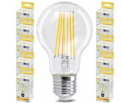 Anlux 10x LED žarnica E27 - 11W - 1540lm - topla bela