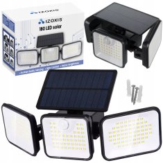 Malatec LED 180 solarna svetilka s senzorjem gibanja 1800mAh IP65