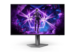 AOC Agon Pro AG276QZD gaming monitor, 67,3 cm, QHD, OLED, črn