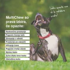 DogBarKode Napreden vsakodnevni prehranski dodatek za pse, pasji priboljški, podpirajo imunski sistem, sklepe in kožo, onoplja, glukozamin in probiotiki, slasten priboljšek za vse pse, 30 kosov, MultiChew