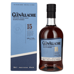 GlenAllachie Škotski Whisky The 15y Speyside Single Malt + GB 0,7 l