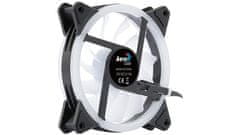 Aerocool Aerocool Duo 12 ARGB 6-pin računalniški ventilator 12 cm, črn, večbarvna LED osvetlitev, 1000 RPM