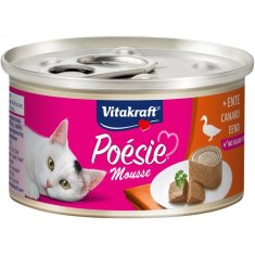 Vitakraft VITAKRAFT Poésie Mousse Mokra hrana za mačke z račičami - 85g, brez glutena, brez dodanega sladkorja, za odrasle mačke