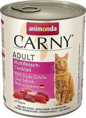 Animonda ANIMONDA Carny Meat Cocktail 800g - brez žit, brez glutena, mesna hrana za odrasle mačke vseh pasem