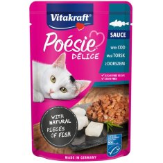 Vitakraft VITAKRAFT Poésie Delice morski sadeži za mačke - mokra hrana, 85 g, brez umetnih barvil in konzervansov