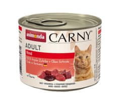 Animonda ANIMONDA Carny Wet Food za Mačke, Govedina, 200g - Brez žitaric, Brez umetnih barvil, Za odrasle mačke, Brez soje