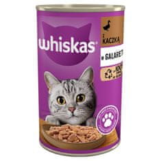 Whiskas Whiskas vlažna hrana za mačke, racin okus, 400 g - primerna za odrasle mačke vseh pasem