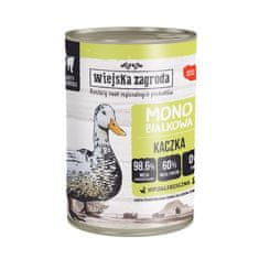 Wiejska Zagroda WIEJSKA ZAGRODA Monoprotein Rački - mokra hrana za mačke, 400g, brez žit, primerno za občutljive mačke