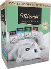 Miamor MIAMOR Ragout Royale Multipack za mačke s piščancem, puranom in ribami, 12x100g, mokra hrana za odrasle mačke