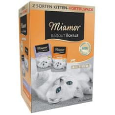 Miamor MIAMOR Ragout Royale mokra hrana za mačke - mešanica okusov za mladiče, 12x100g, obogatena z želejem, brez alergenov