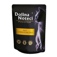 DOLINA NOTECI DOLINA NOTECI Premium Piščančje Filete za Mačke - Mokra Hrana, 85 g, Brez Glutena in Konzervansov, Za Odrasle Mačke