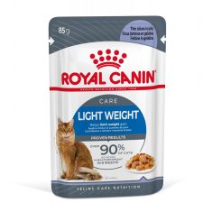 Royal Canin ROYAL CANIN FCN Lahka oskrba za mačke v želeju - mokra hrana za odrasle mačke, 12x85g, zdrava telesna teža