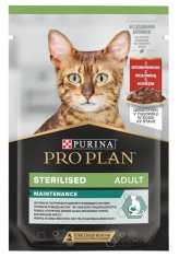 slomart PURINA Pro Plan Mačka Sterilizirana Vzdrževanje Govedina - vlažna hrana za odrasle mačke, 85 g