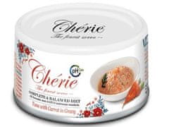 slomart CHERIE Tuna z korenje - mokra hrana za mačke - 80g, zaščita sečil, brez žit in glutena, primerna za odrasle mačke