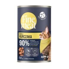 slomart PET REPUBLIC Fine Meat Puranja jed - mokra hrana za mačke - 400g, brez zrn, brez glutena, za odrasle mačke