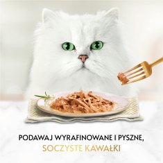 slomart PURINA Gourmet Gold Succulent Delights - Morska riba (85 g) - mokra hrana za mačke, brez konzervansov, za zdravo počutje