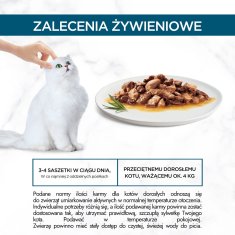 slomart Purina GOURMET Perle mokra hrana za mačke odrasle, piščanec in puran, 4 x 85 g, brez umetnih barvil, zdrava in hranljiva prehrana